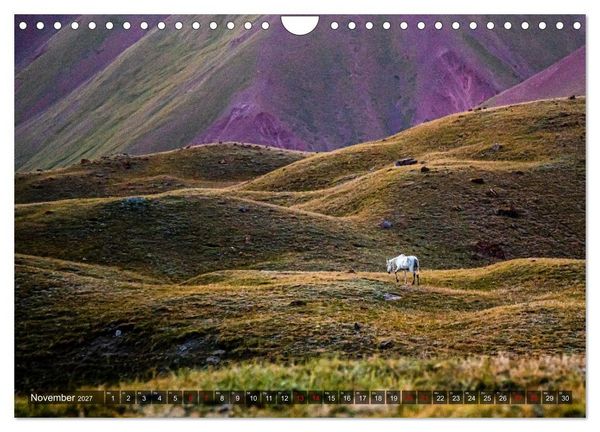 Produktbild: Auf der Seidenstra&szlig;e durch das Pamir-Gebirge (Wandkalender 2027 DIN A4 quer), CALVENDO Monatskalender