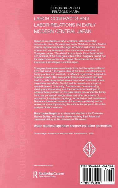 Produktbild: Labour Contracts and Labour Relations in Early Modern Central Japan