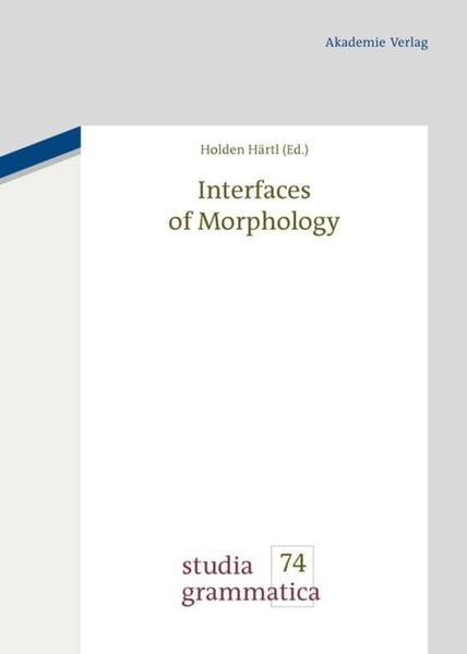 Produktbild: Interfaces of Morphology