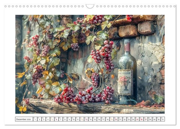 Produktbild: Der Weingenie&szlig;er (Wandkalender 2026 DIN A3 quer), CALVENDO Monatskalender