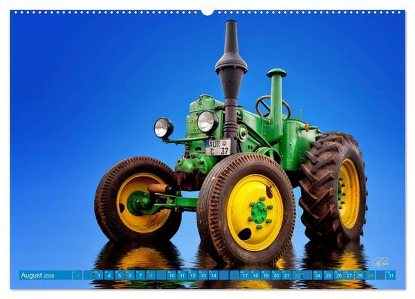 Produktbild: Traktor - Oldtimer (hochwertiger Premium Wandkalender 2026 DIN A2 quer), Kunstdruck in Hochglanz