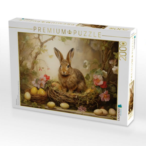 Produktbild: CALVENDO Puzzle Osterh&auml;schen | 2000 Teile Lege-Gr&ouml;&szlig;e 90x67cm Foto-Puzzle f&uuml;r gl&uuml;ckliche Stunden