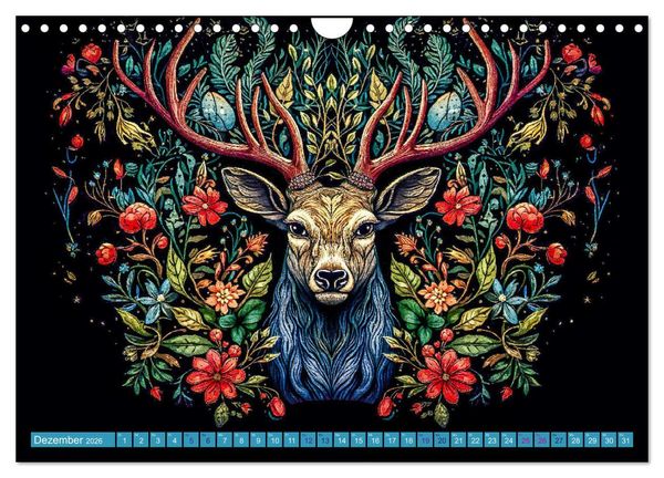 Produktbild: Lustige Waldtiere (Wandkalender 2026 DIN A4 quer), CALVENDO Monatskalender