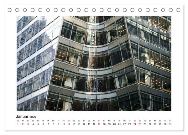 Produktbild: Fassadenpoesie &ndash; Muster & Strukturen aus New York (Tischkalender 2026 DIN A5 quer), CALVENDO Monatskalender