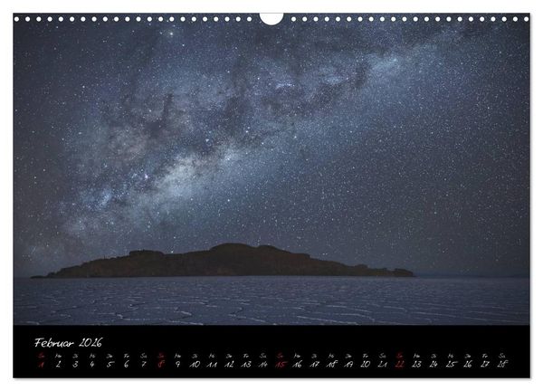 Produktbild: Faszination Milchstra&szlig;e - eine Reise zu den Nachtlandschaften unserer Erde (Wandkalender 2026 DIN A3 quer), CALVENDO Monatskalender