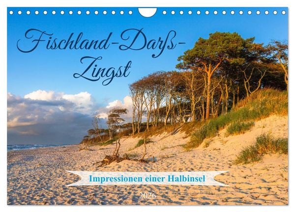 Produktbild: Fischland-Dar&szlig;-Zingst 2026 Impressionen einer Halbinsel (Wandkalender 2026 DIN A4 quer), CALVENDO Monatskalender