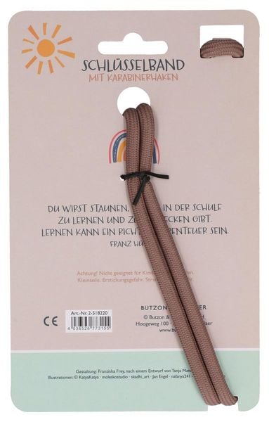 Produktbild: Schl&uuml;sselband mit Karabinerhaken - Hurra, ich bin jetzt ein Schulkind