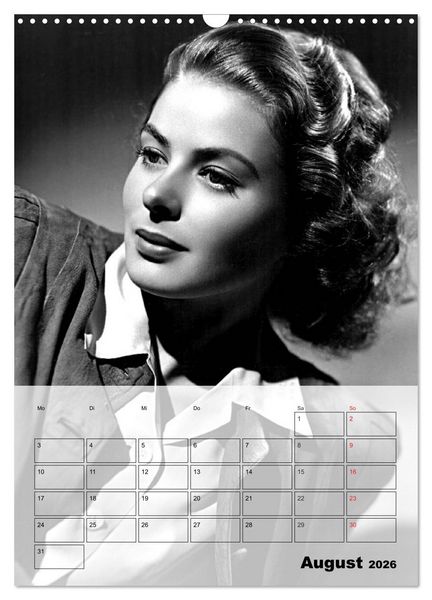 Produktbild: Filmstars der goldenen Leinwandjahre (Wandkalender 2026 DIN A3 hoch), CALVENDO Monatskalender