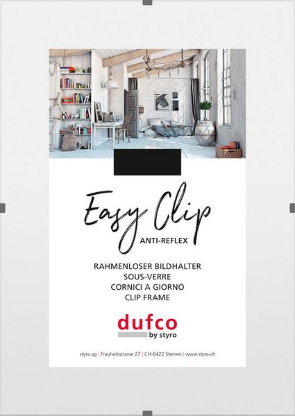 Produktbild: DUFCO Wechselrahmen Easy Clip, 700 x 1000 mm