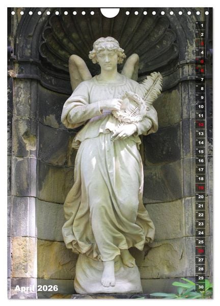 Produktbild: Friedhofsengel in Berlin (Wandkalender 2026 DIN A4 hoch), CALVENDO Monatskalender