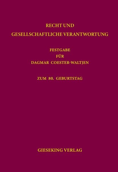 Produktbild: Recht und gesellschaftliche Verantwortung