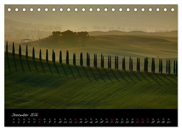 Produktbild: Licht der Toscana (Tischkalender 2026 DIN A5 quer), CALVENDO Monatskalender