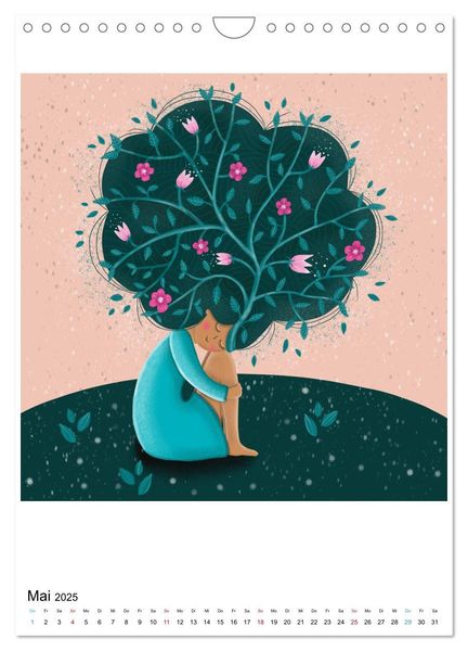POWER OF FEMINITY - Kraft der Weiblichkeit (Wandkalender 2025 DIN A4 hoch), CALVENDO Monatskalender