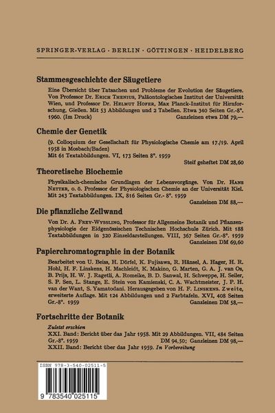 Produktbild: Ergebnisse der Biologie