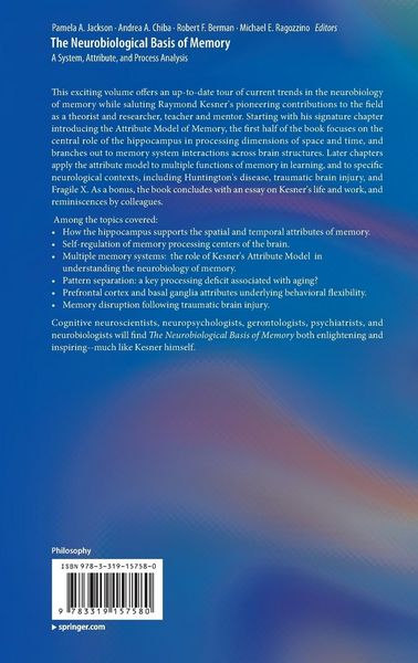 Produktbild: The Neurobiological Basis of Memory