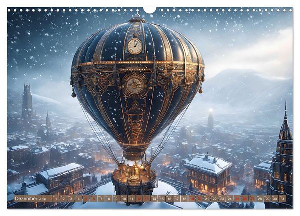 Produktbild: Steampunk Maschinenwelt (Wandkalender 2026 DIN A3 quer), CALVENDO Monatskalender