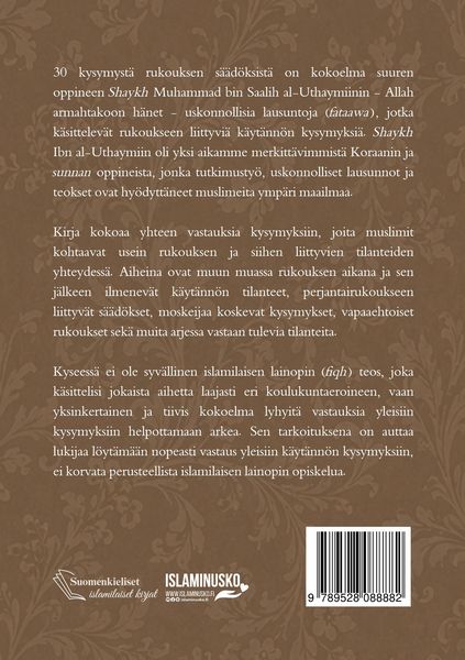 Produktbild: 30 kysymyst&auml; rukouksen s&auml;&auml;d&ouml;ksist&auml;