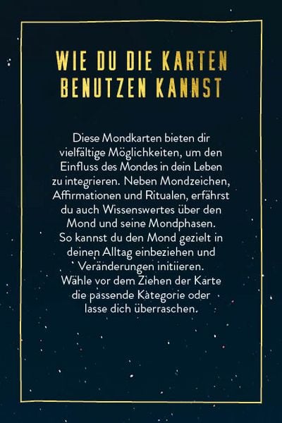 Produktbild: Karten-Box: Mondlicht