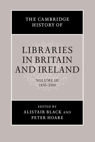 Produktbild: The Cambridge History of Libraries in Britain and Ireland