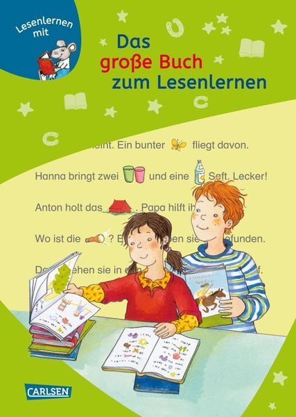 LESEMAUS zum Lesenlernen Sammelbände: Das große Buch zum Lesenlernen, Gebundene Ausgabe von Angelika Mechtel,Ulrike Pohlmann,Antje Schwenker, Carlsen,