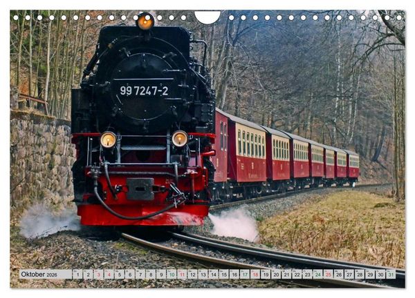 Produktbild: Unter Dampf durch den Harz (Wandkalender 2026 DIN A4 quer), CALVENDO Monatskalender