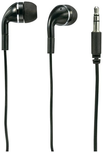 Produktbild: Renkforce In Ear Kopfh&ouml;rer kabelgebunden Schwarz