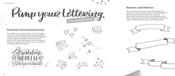 Produktbild: Lettering &ndash; Moderne Kalligrafie