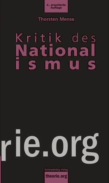 Produktbild: Kritik des Nationalismus
