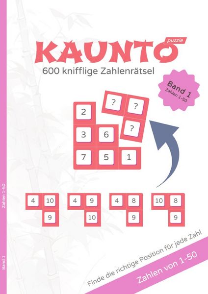 Produktbild: Kaunto - deutschsprachige R&auml;tselb&uuml;cher / KAUNTO - 600 knifflige Zahlenr&auml;tsel