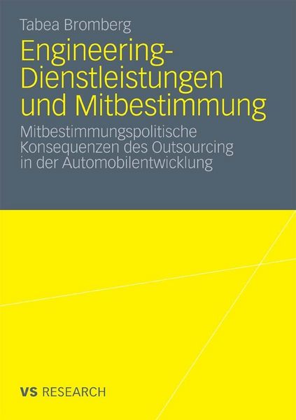 Produktbild: Engineering-Dienstleistungen und Mitbestimmung