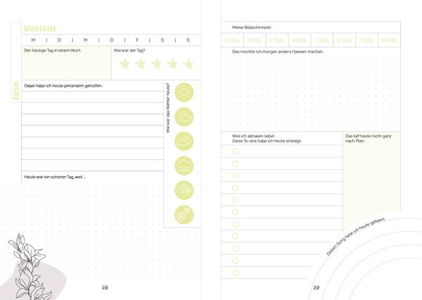 Produktbild: Happy me &ndash; Meine 10-Wochen-Tagebuch-Challenge mit Social-Media-Star Cali Kessy