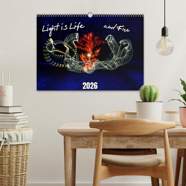 Produktbild: Light is Life and Fun (Wall Calendar 2026 DIN A3 landscape), CALVENDO 12 Month Wall Calendar