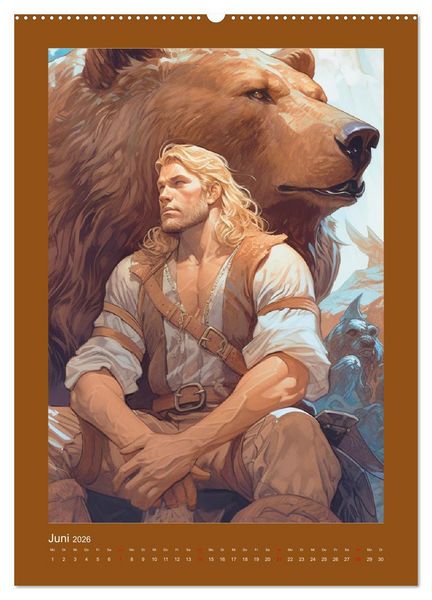 Produktbild: Die Anderswelt. Mystische Gestalten aus dem Mittelalter (hochwertiger Premium Wandkalender 2026 DIN A2 hoch), Kunstdruck in Hochglanz