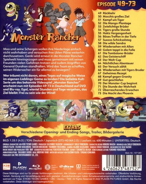 Produktbild: Monster Rancher Vol. 3 (Ep. 49-73) [2 BRs]