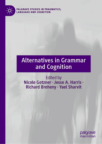 Produktbild: Alternatives in Grammar and Cognition