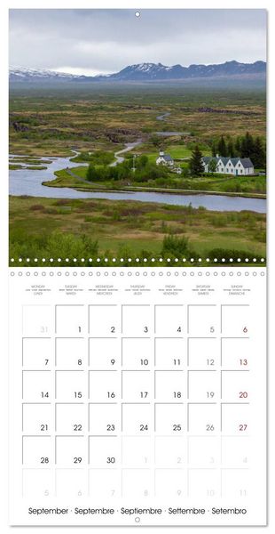 Produktbild: COLOURS OF ICELAND (Wall Calendar 2026 12 &times; 12 Inch) CALVENDO 12 Month Wall Calendar