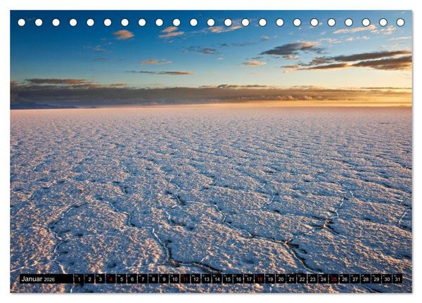 Produktbild: Bolivien Andenlandschaften "CH-Version" (Tischkalender 2026 DIN A5 quer), CALVENDO Monatskalender