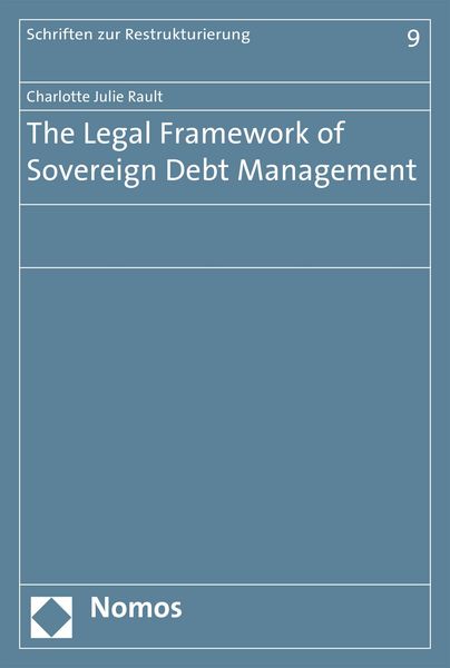 Produktbild: The Legal Framework of Sovereign Debt Management