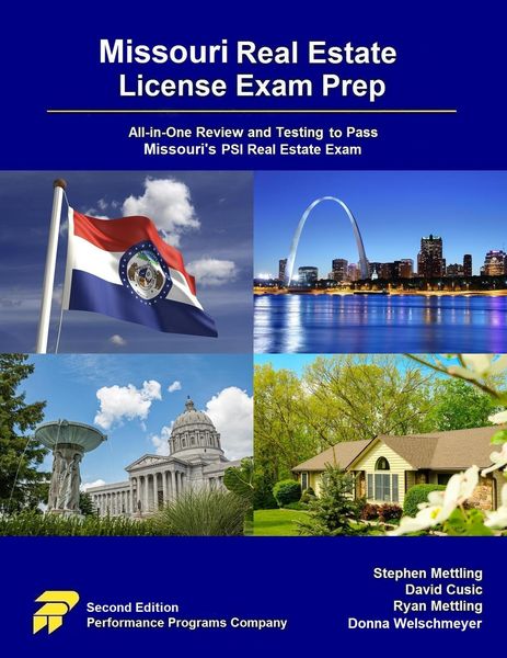 Produktbild: Missouri Real Estate License Exam Prep: All-in-One Review and Testing to Pass Missouri's PSI Real Estate Exam