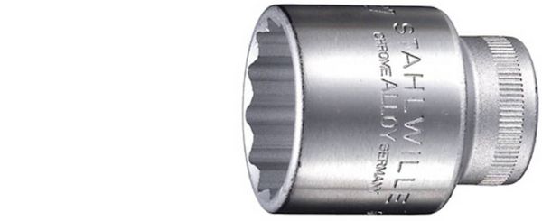 Produktbild: Stahlwille 50 15 03010015 Au&szlig;en-Doppelsechskant Steckschl&uuml;sseleinsatz 15 mm 1/2" (12.5 mm)