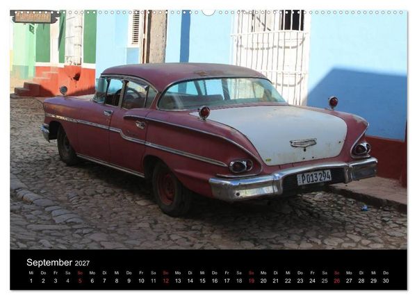 Produktbild: Oldtimertr&auml;ume auf KUBA (hochwertiger Premium Wandkalender 2027 DIN A2 quer), Kunstdruck in Hochglanz