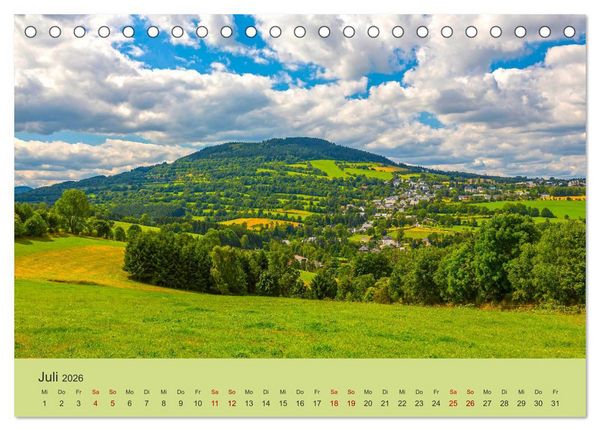 Produktbild: Das Erzgebirge Welterbe und Natur (Tischkalender 2026 DIN A5 quer), CALVENDO Monatskalender