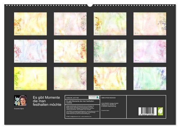 Produktbild: Es gibt Momente die man festhalten m&ouml;chte (hochwertiger Premium Wandkalender 2026 DIN A2 quer), Kunstdruck in Hochglanz