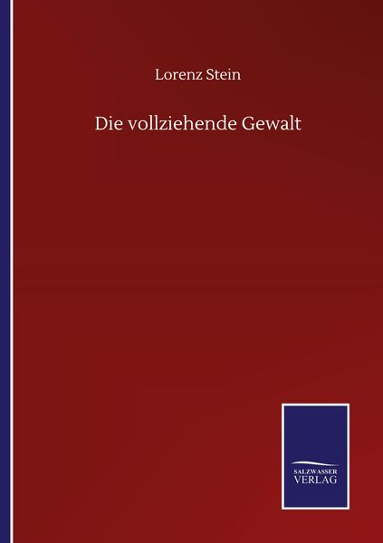 Produktbild: Die vollziehende Gewalt