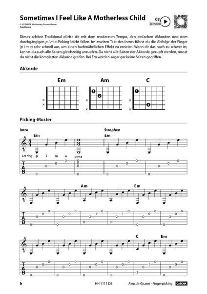 Produktbild: Akustik-Gitarre Fingerpicking - Schnell und einfach lernen