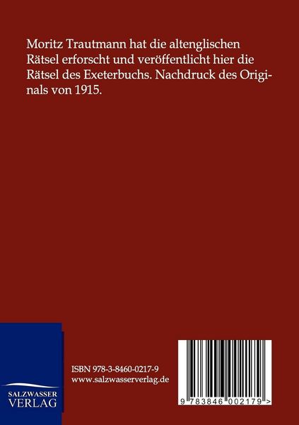 Produktbild: Die R&auml;tsel des Exeterbuchs