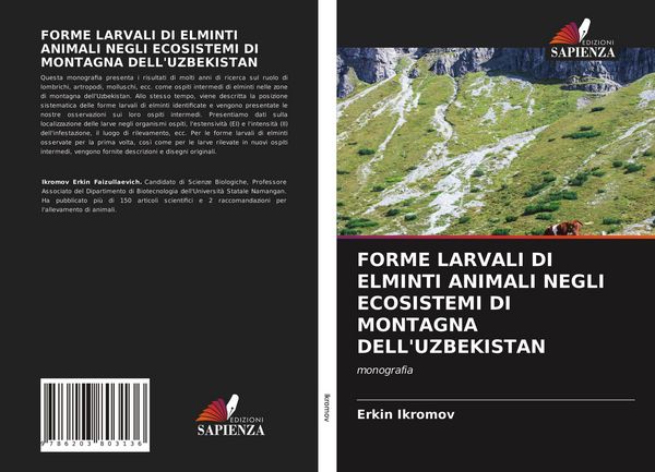 Produktbild: FORME LARVALI DI ELMINTI ANIMALI NEGLI ECOSISTEMI DI MONTAGNA DELL'UZBEKISTAN