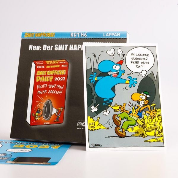 Produktbild: Shit happens! Postkartenkalender 2027