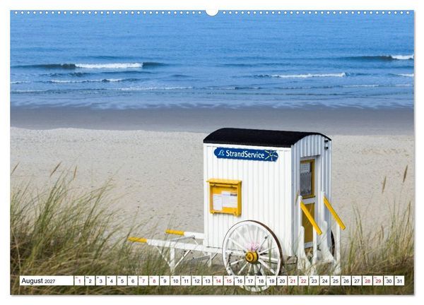 Produktbild: Wangerooge - Momente einer Reise (Wandkalender 2027 DIN A2 quer), CALVENDO Monatskalender