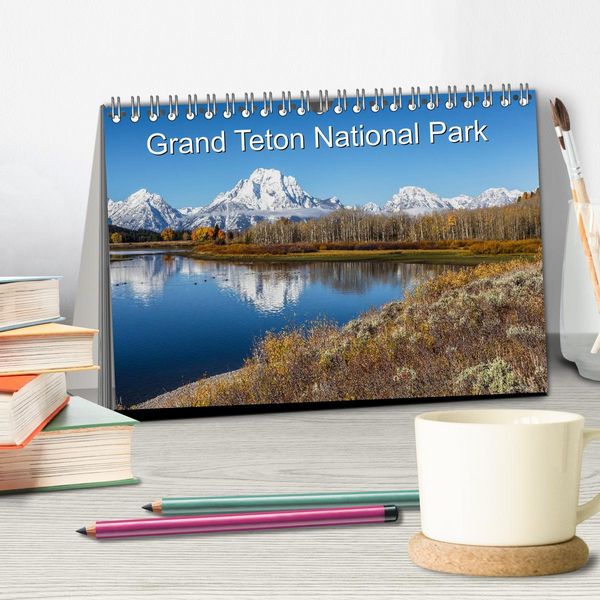 Produktbild: Grand Teton National Park (Tischkalender 2026 DIN A5 quer), CALVENDO Monatskalender